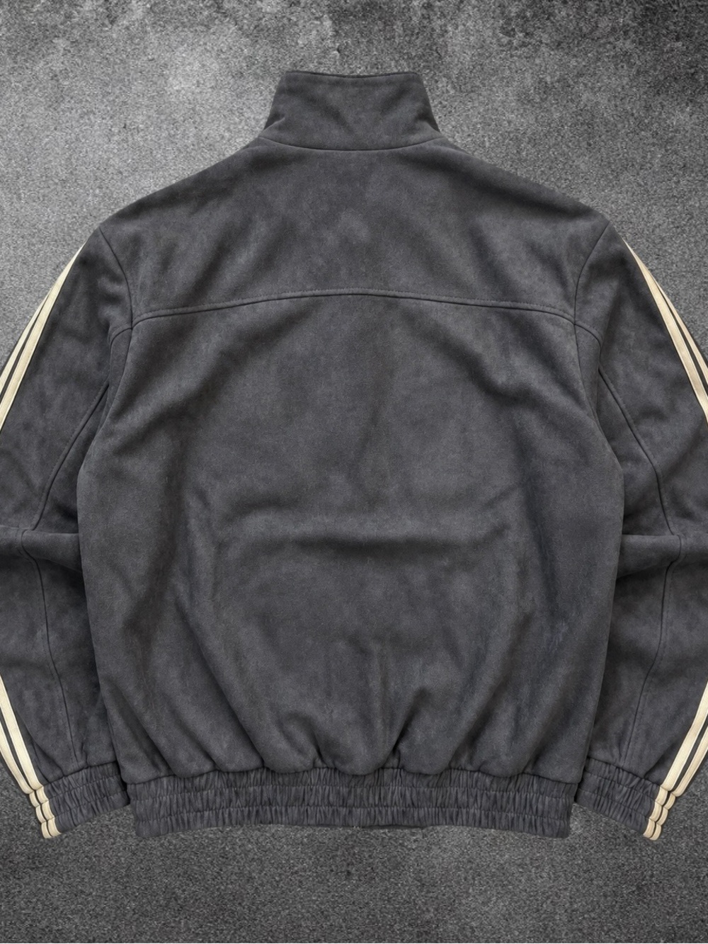 Adidas Originals Kung Fu Track Jacket Mens Medium Frog Button Grey NWT New - Picture 2 of 4